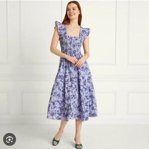 HILLHOUSE Ellie nap dress in Lilac Tonal NWT